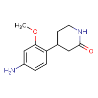 4-(4-amino-2-methoxyphenyl)piperidin-2-one