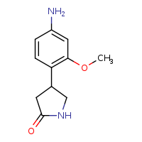 4-(4-amino-2-methoxyphenyl)pyrrolidin-2-one