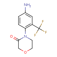 4-[4-amino-2-(trifluoromethyl)phenyl]morpholin-3-one