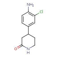 4-(4-amino-3-chlorophenyl)piperidin-2-one
