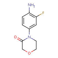 4-(4-amino-3-fluorophenyl)morpholin-3-one