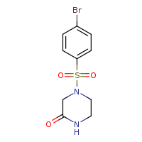 4-(4-bromobenzenesulfonyl)piperazin-2-one
