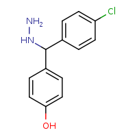 4-[(4-chlorophenyl)(hydrazinyl)methyl]phenol