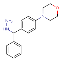 4-{4-[hydrazinyl(phenyl)methyl]phenyl}morpholine