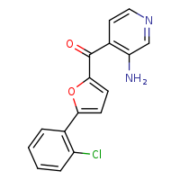 4-[5-(2-chlorophenyl)furan-2-carbonyl]pyridin-3-amine
