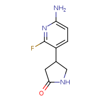 4-(6-amino-2-fluoropyridin-3-yl)pyrrolidin-2-one