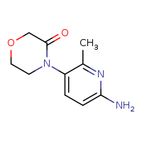 4-(6-amino-2-methylpyridin-3-yl)morpholin-3-one