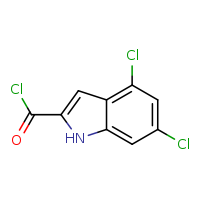 4,6-dichloro-1H-indole-2-carbonyl chloride