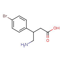 4-amino-3-(4-bromophenyl)butanoic acid