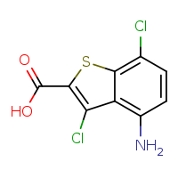 4-amino-3,7-dichloro-1-benzothiophene-2-carboxylic acid