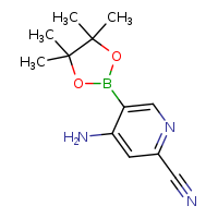 4-amino-5-(4,4,5,5-tetramethyl-1,3,2-dioxaborolan-2-yl)pyridine-2-carbonitrile