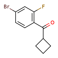 (4-bromo-2-fluorophenyl)(cyclobutyl)methanone