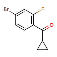(4-bromo-2-fluorophenyl)(cyclopropyl)methanone