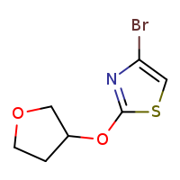 4-bromo-2-(oxolan-3-yloxy)-1,3-thiazole