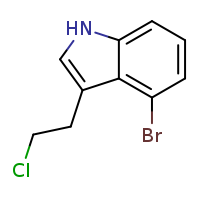4-bromo-3-(2-chloroethyl)-1H-indole
