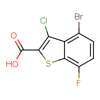 4-bromo-3-chloro-7-fluoro-1-benzothiophene-2-carboxylic acid