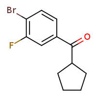 (4-bromo-3-fluorophenyl)(cyclopentyl)methanone