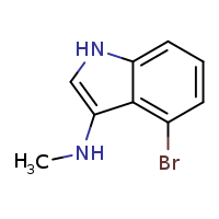 4-bromo-N-methyl-1H-indol-3-amine