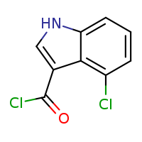 4-chloro-1H-indole-3-carbonyl chloride
