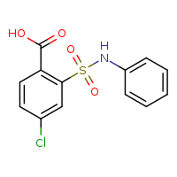 4-chloro-2-(phenylsulfamoyl)benzoic acid