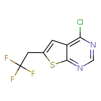4-chloro-6-(2,2,2-trifluoroethyl)thieno[2,3-d]pyrimidine