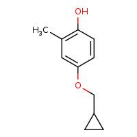 4-(cyclopropylmethoxy)-2-methylphenol