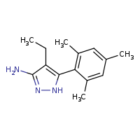 4-ethyl-5-(2,4,6-trimethylphenyl)-1H-pyrazol-3-amine