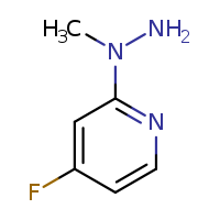 4-fluoro-2-(1-methylhydrazin-1-yl)pyridine