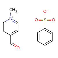 4-formyl-1-methylpyridin-1-ium benzenesulfonate