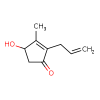 4-hydroxy-3-methyl-2-(prop-2-en-1-yl)cyclopent-2-en-1-one