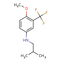 4-methoxy-N-(2-methylpropyl)-3-(trifluoromethyl)aniline