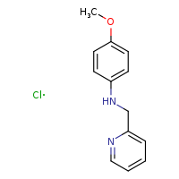4-methoxy-N-(pyridin-2-ylmethyl)aniline hydrochloridyl