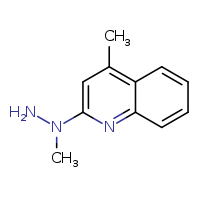 4-methyl-2-(1-methylhydrazin-1-yl)quinoline