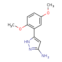 5-(2,5-dimethoxyphenyl)-1H-pyrazol-3-amine