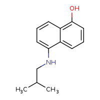 5-[(2-methylpropyl)amino]naphthalen-1-ol