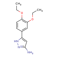 5-(3,4-diethoxyphenyl)-1H-pyrazol-3-amine