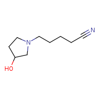 5-(3-hydroxypyrrolidin-1-yl)pentanenitrile