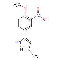 5-(4-methoxy-3-nitrophenyl)-1H-pyrazol-3-amine