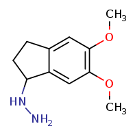 (5,6-dimethoxy-2,3-dihydro-1H-inden-1-yl)hydrazine