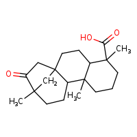 5,9,13-trimethyl-14-oxotetracyclo[11.2.1.0¹,¹?.0?,?]hexadecane-5-carboxylic acid