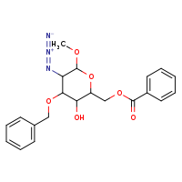 [5-azido-4-(benzyloxy)-3-hydroxy-6-methoxyoxan-2-yl]methyl benzoate