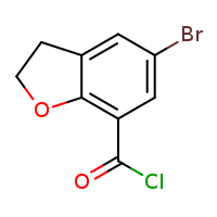 5-bromo-2,3-dihydro-1-benzofuran-7-carbonyl chloride
