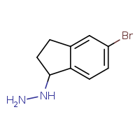(5-bromo-2,3-dihydro-1H-inden-1-yl)hydrazine