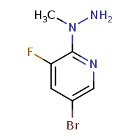 5-bromo-3-fluoro-2-(1-methylhydrazin-1-yl)pyridine