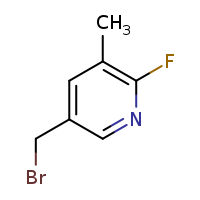 5-(bromomethyl)-2-fluoro-3-methylpyridine