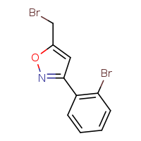 5-(bromomethyl)-3-(2-bromophenyl)-1,2-oxazole