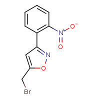 5-(bromomethyl)-3-(2-nitrophenyl)-1,2-oxazole