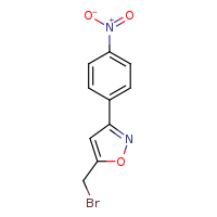 5-(bromomethyl)-3-(4-nitrophenyl)-1,2-oxazole