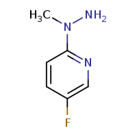 5-fluoro-2-(1-methylhydrazin-1-yl)pyridine