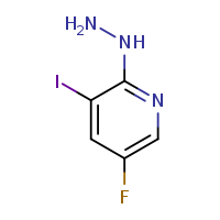 5-fluoro-2-hydrazinyl-3-iodopyridine